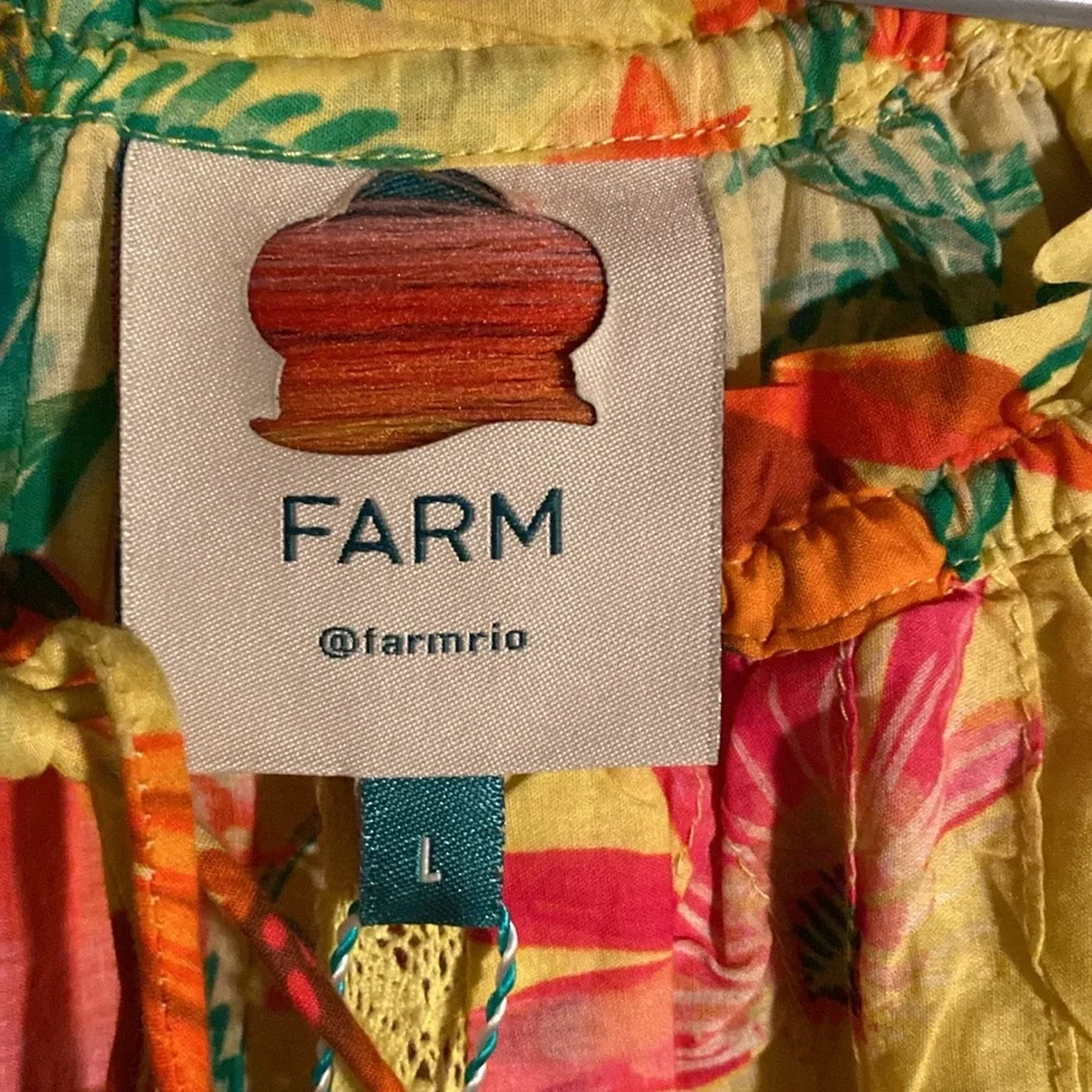 FARM Rio NWT Fruit Garden Cotton Camisole large - Picture 9 of 13
